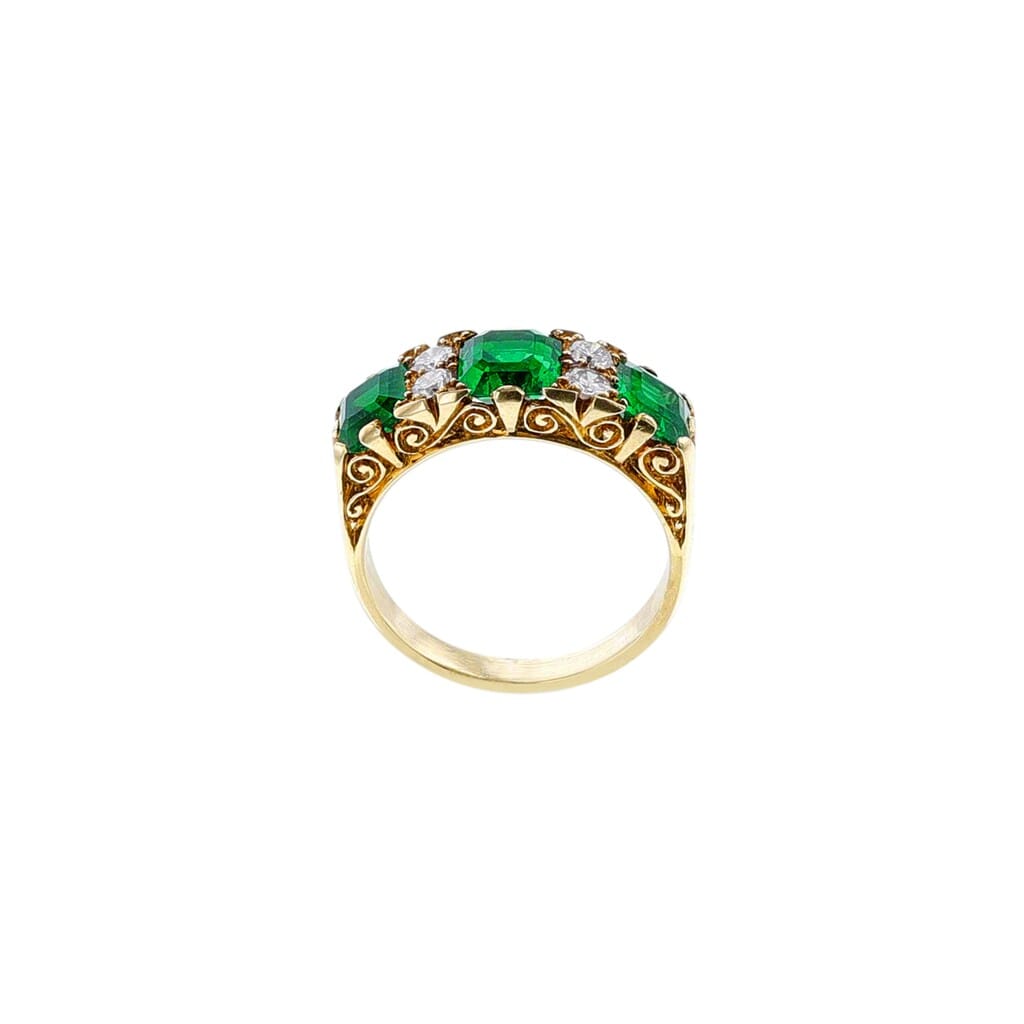Gold, 2.25ct Colombian Emerald and Diamond Ring