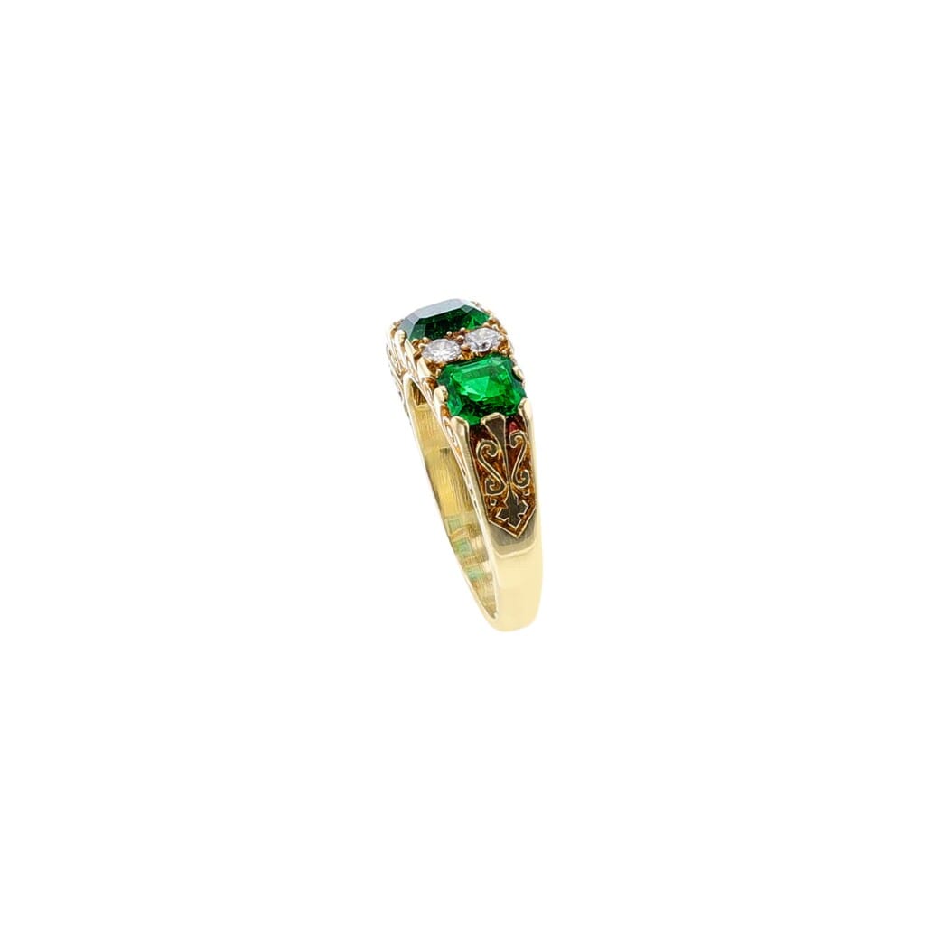 Gold, 2.25ct Colombian Emerald and Diamond Ring