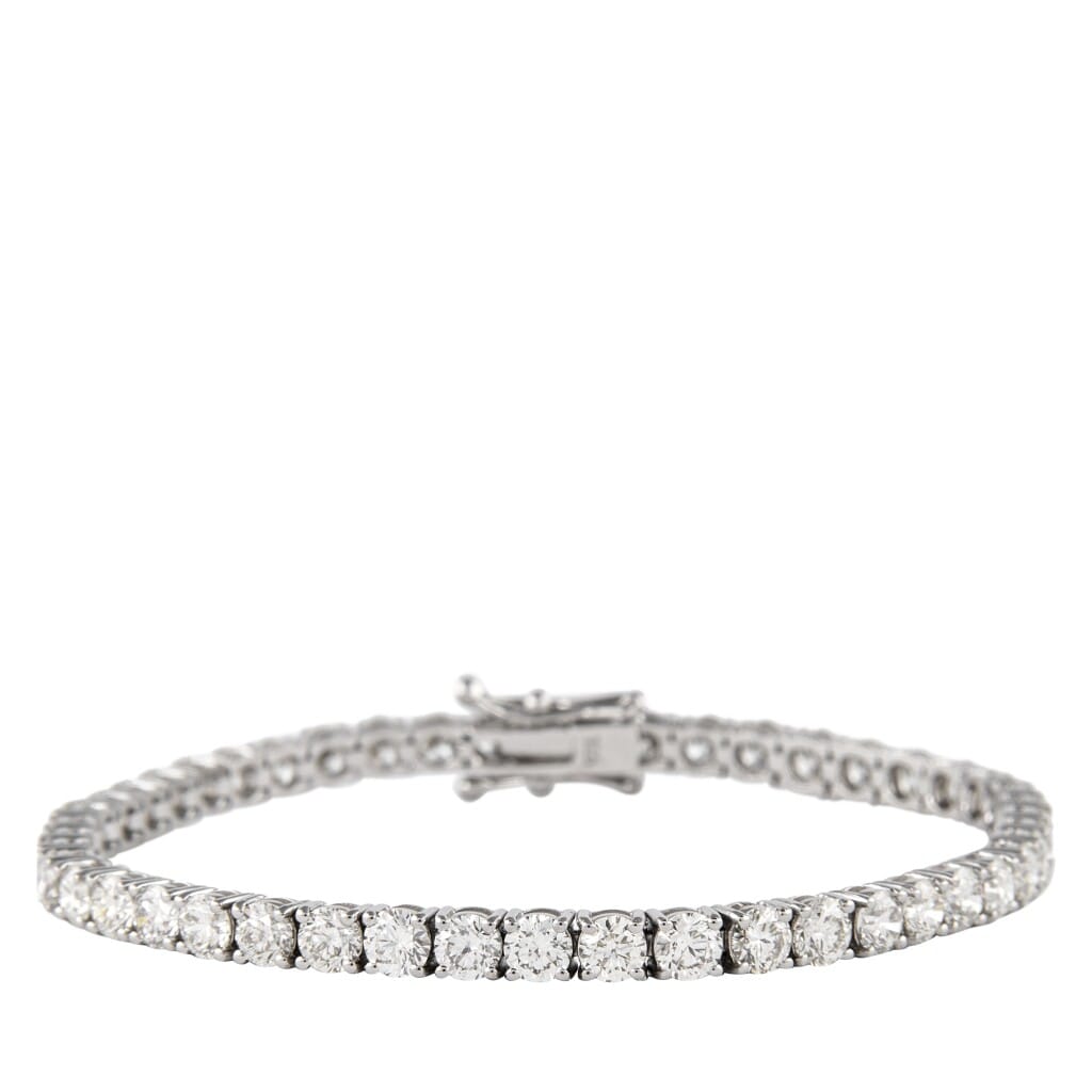 White Gold and 10.25ctw Diamond Tennis Bracelet