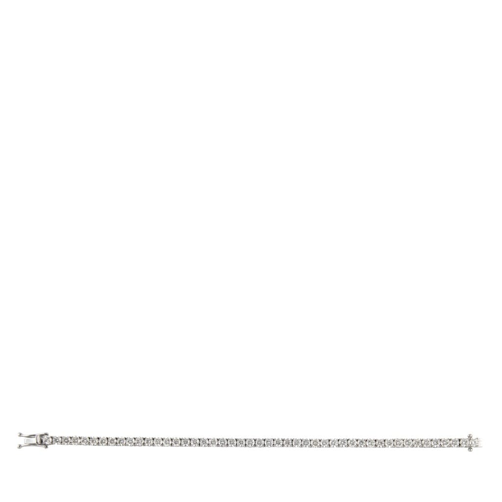 White Gold and 10.25ctw Diamond Tennis Bracelet