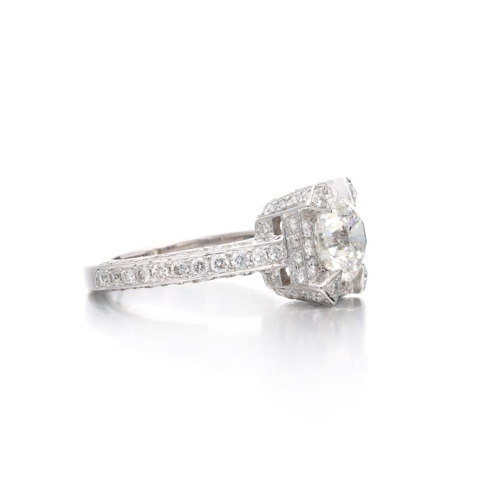 White Gold, 2.02ct Diamond and Diamond Ring