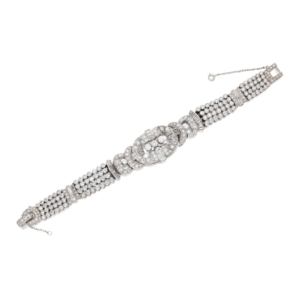 Platinum and Diamond Bracelet
