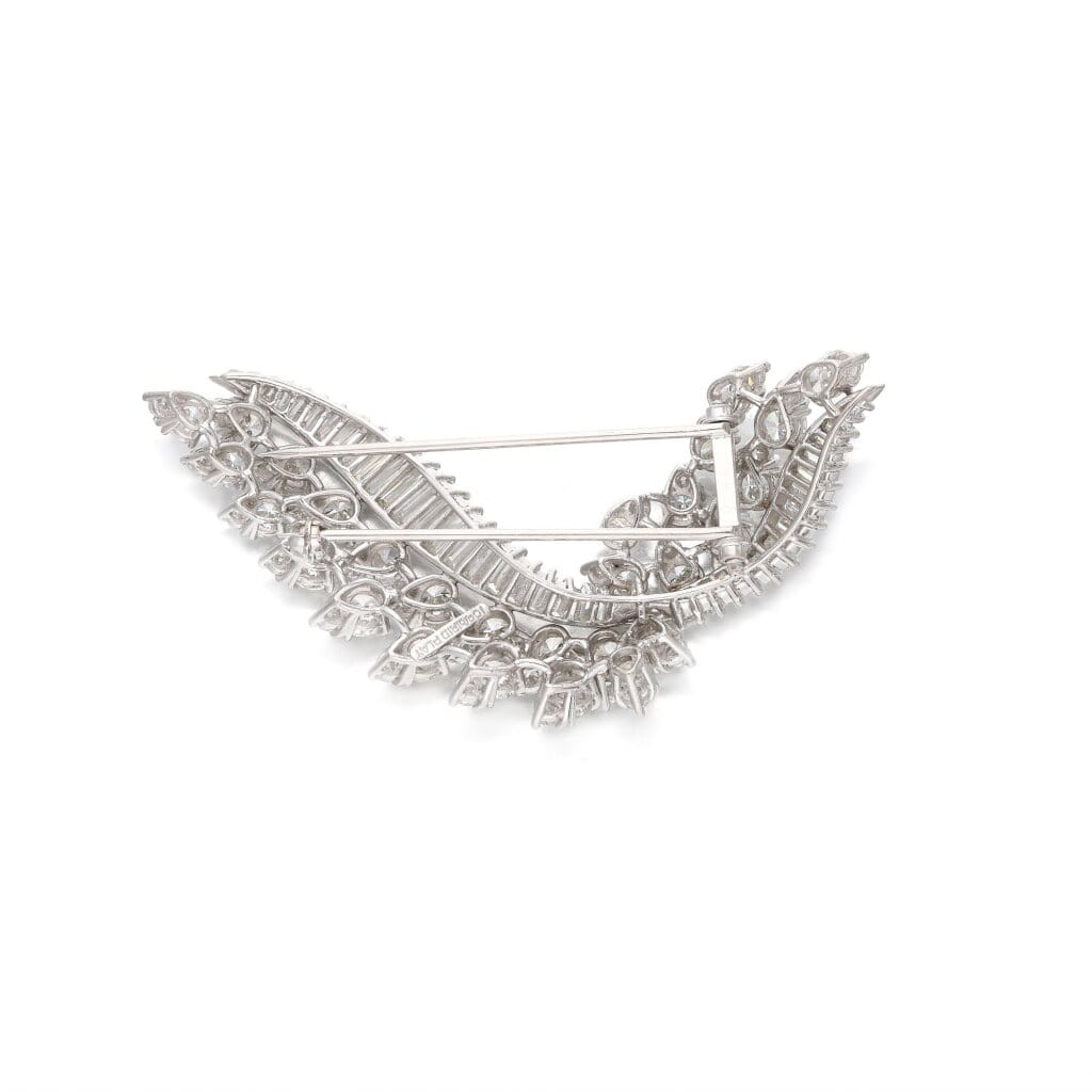 Platinum and Diamond Brooch