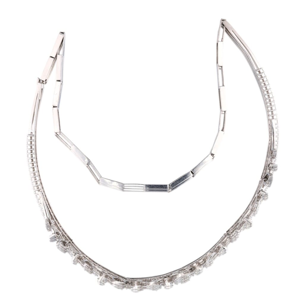 White Gold and Diamond Tiara