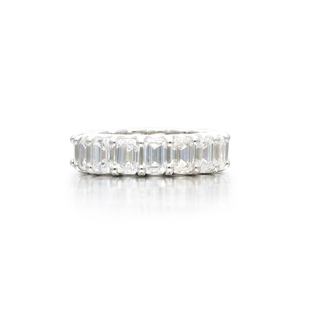 Platinum and 8.65ct Diamond Eternity Ring