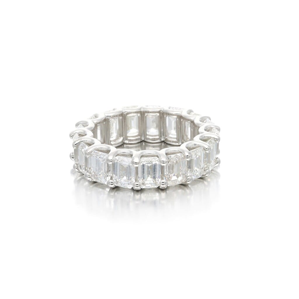 Platinum and 8.65ct Diamond Eternity Ring
