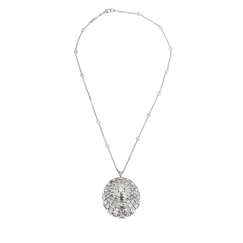 White Gold and Diamond Necklace