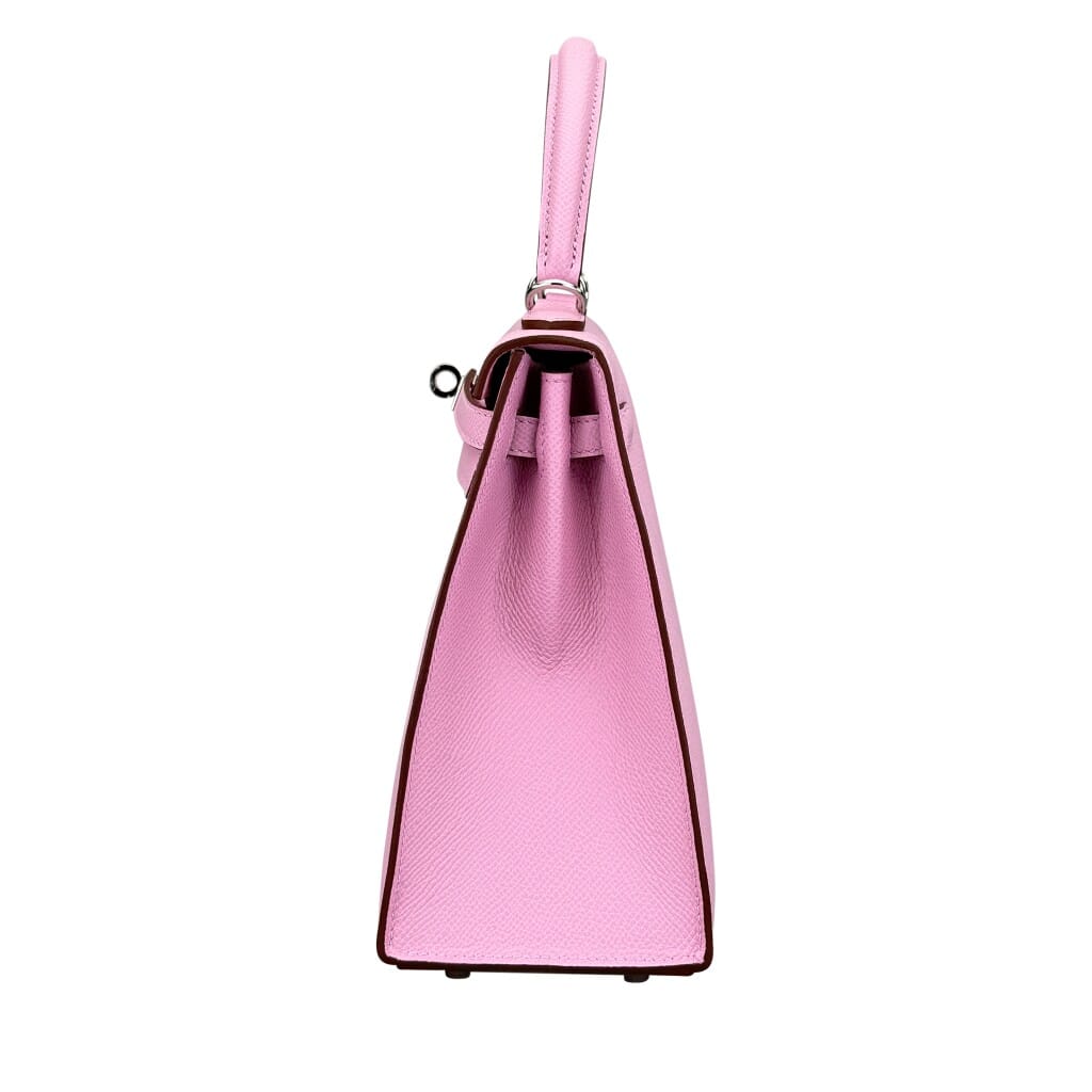 Mauve Sylvestre Epsom Sellier Kelly 25 Palladium Hardware, 2025