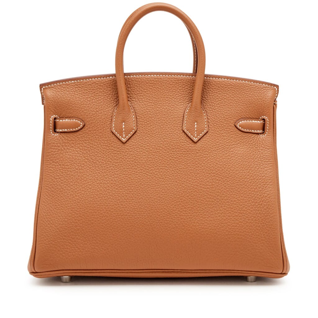 Gold and Graphite Togo Verso Birkin 25 Palladium Hardware, 2024
