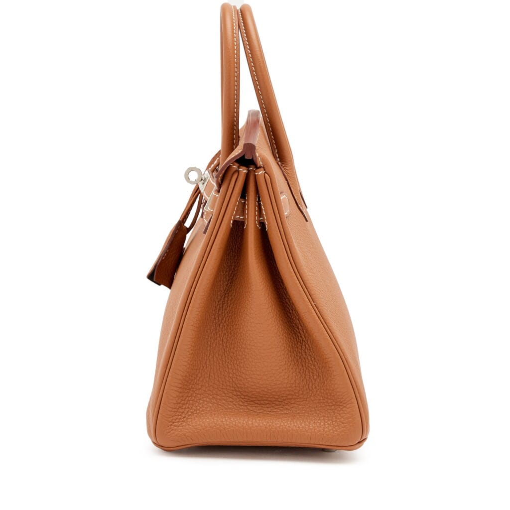 Gold and Graphite Togo Verso Birkin 25 Palladium Hardware, 2024