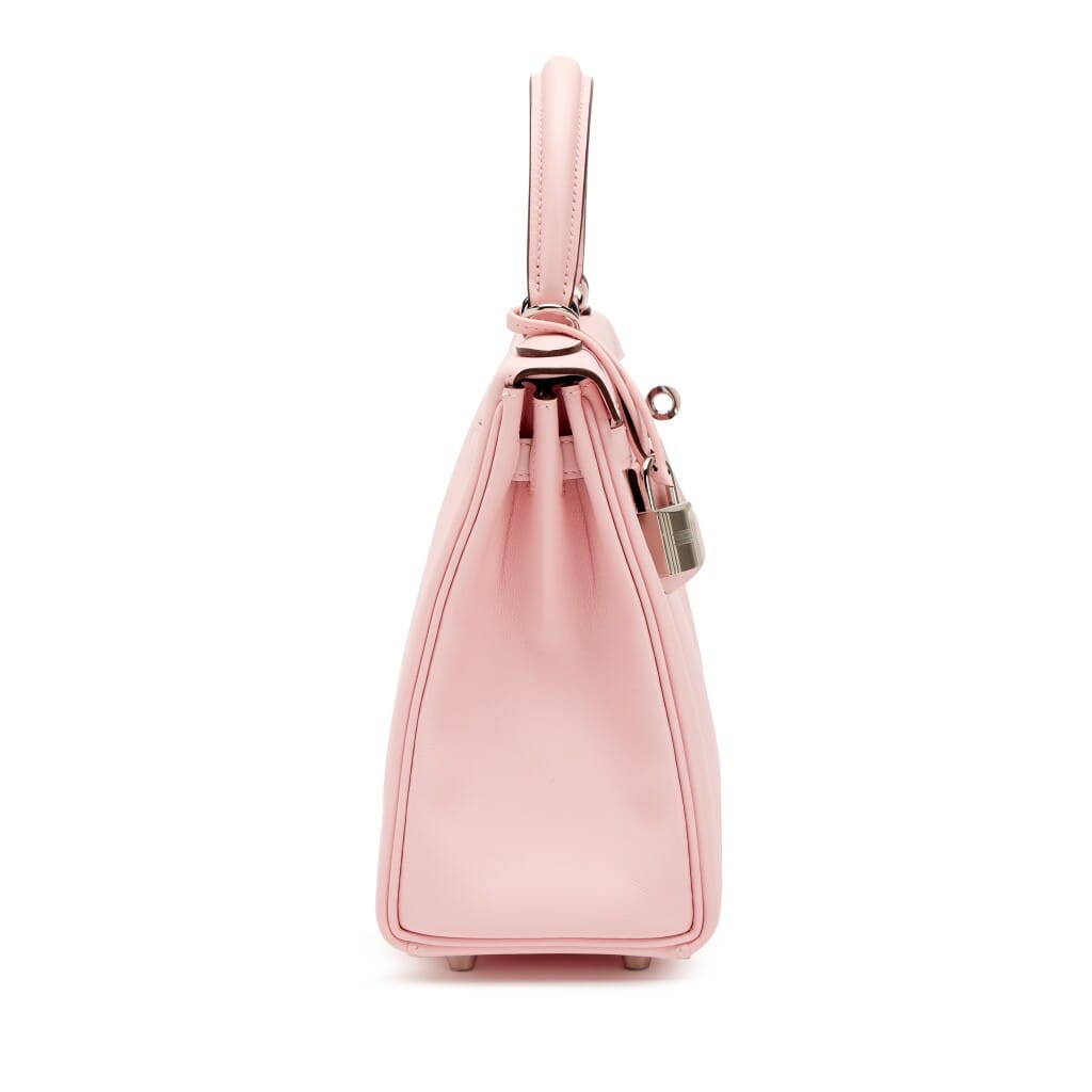 Rose Sakura Swift Retourne Kelly 25 Palladium Hardware, 2025