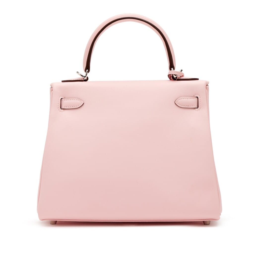 Rose Sakura Swift Retourne Kelly 25 Palladium Hardware, 2025