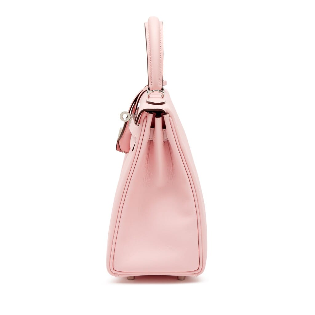 Rose Sakura Swift Retourne Kelly 25 Palladium Hardware, 2025