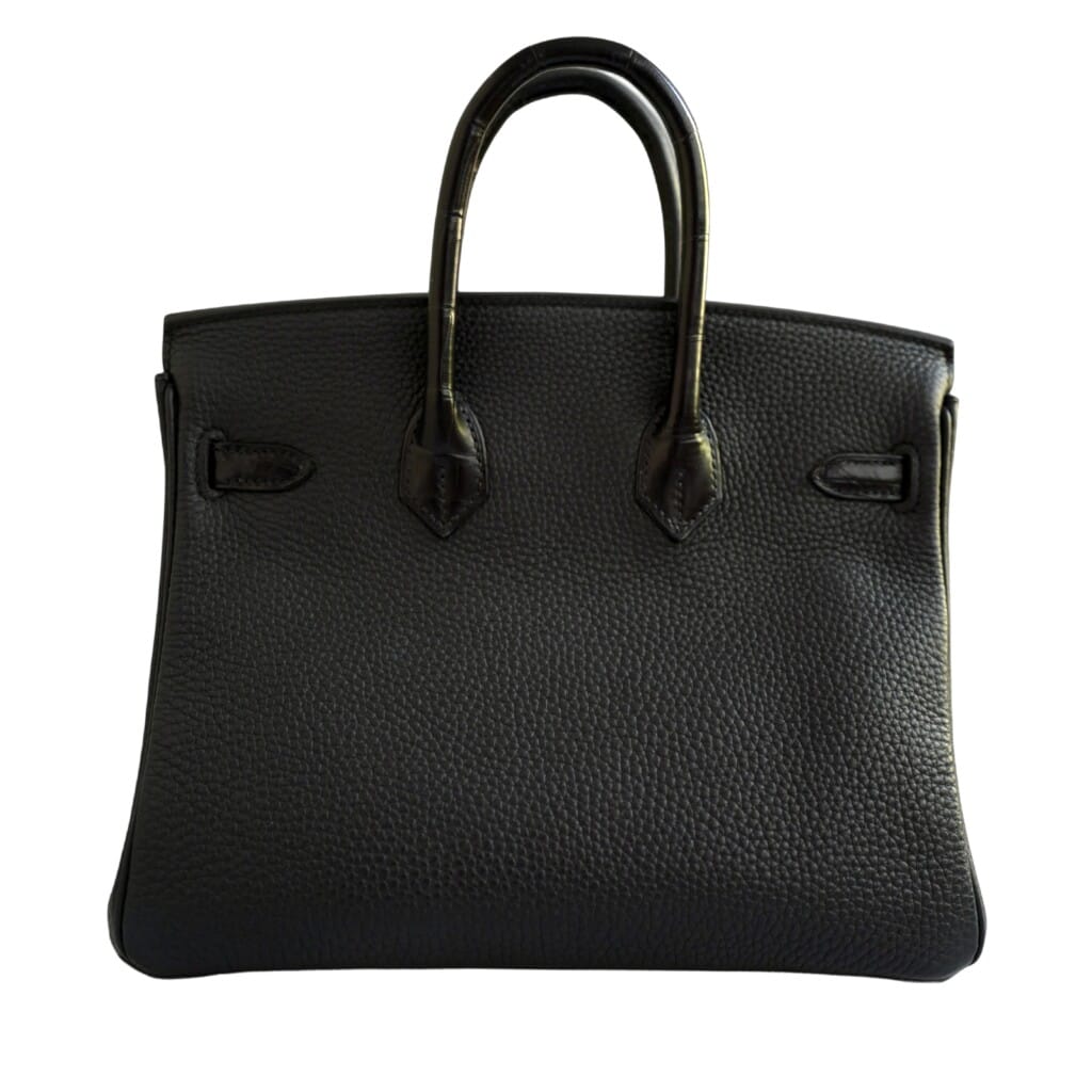 Black Togo and Shiny Niloticus Crocodile Touch Birkin 25 Gold Hardware, 2020