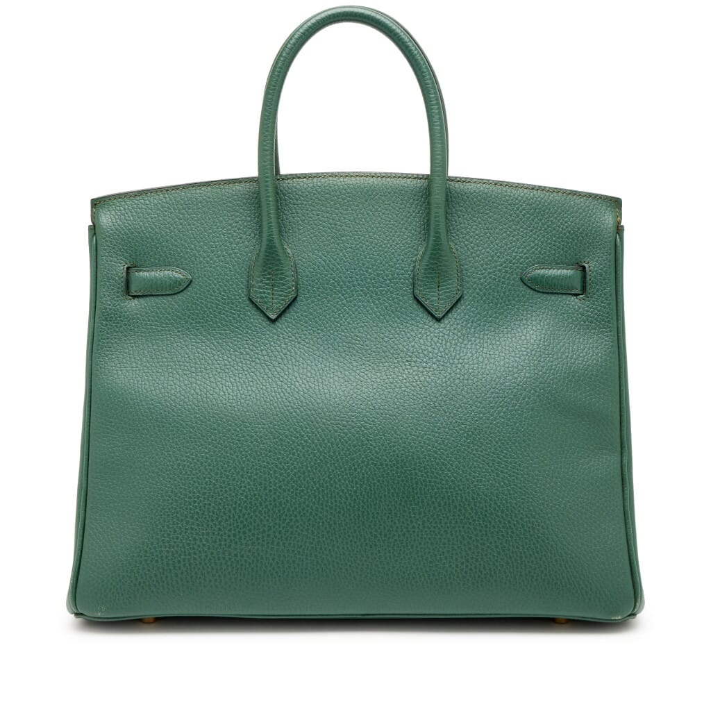 Vintage Vert Anglais Ardennes Birkin 35 Gold Hardware, 1996