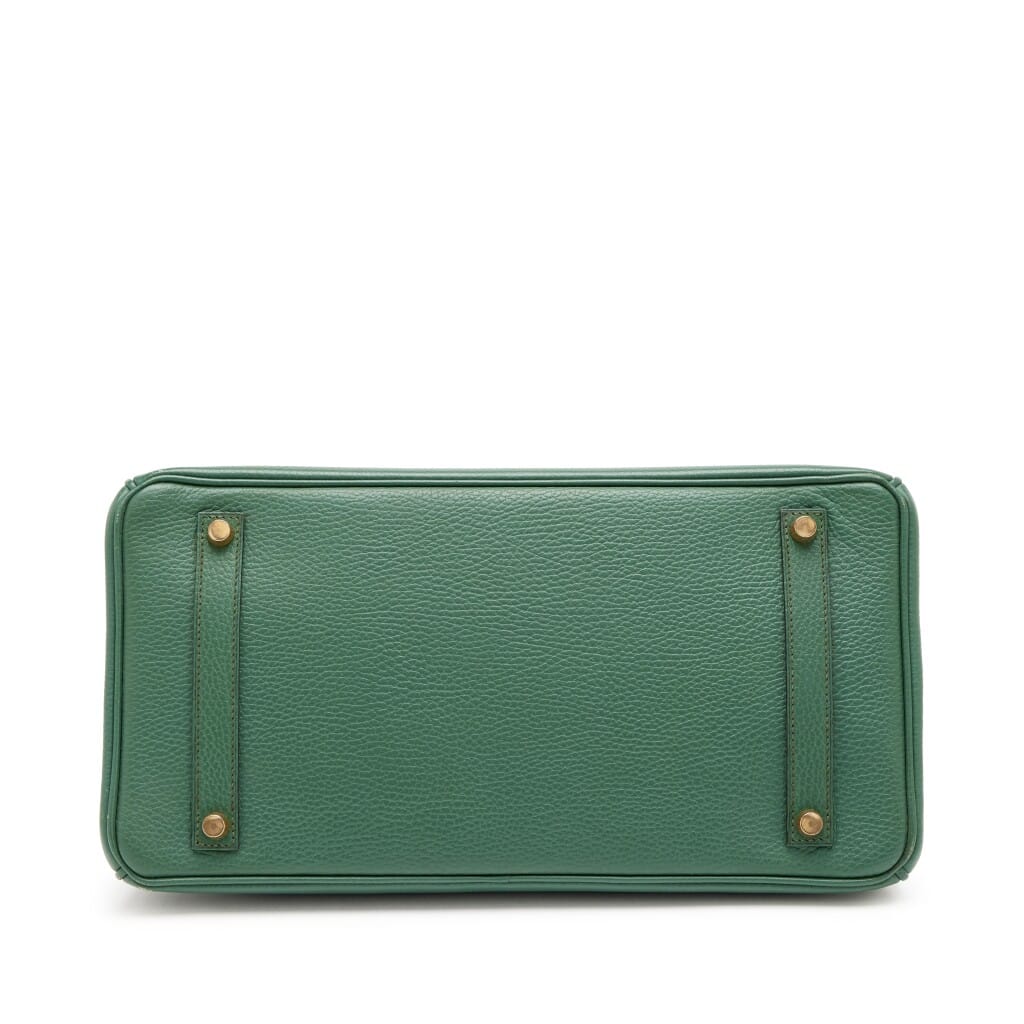 Vintage Vert Anglais Ardennes Birkin 35 Gold Hardware, 1996