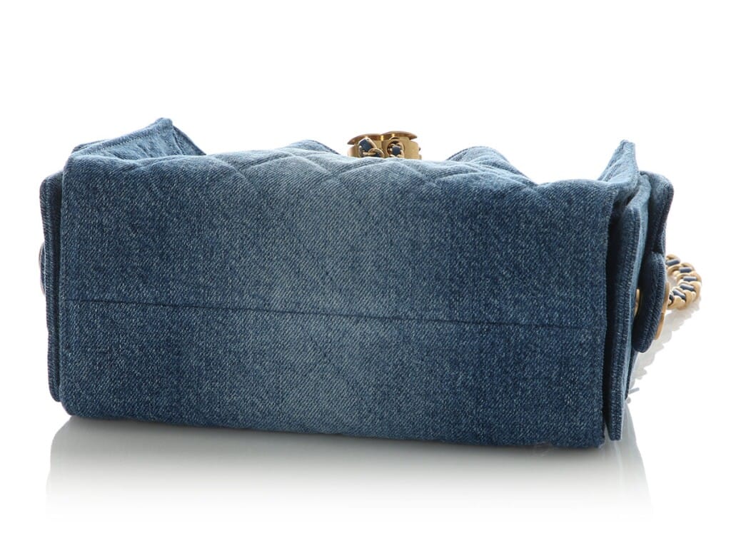 Blue Denim Mini 25 Aged Gold Hardware, 2026