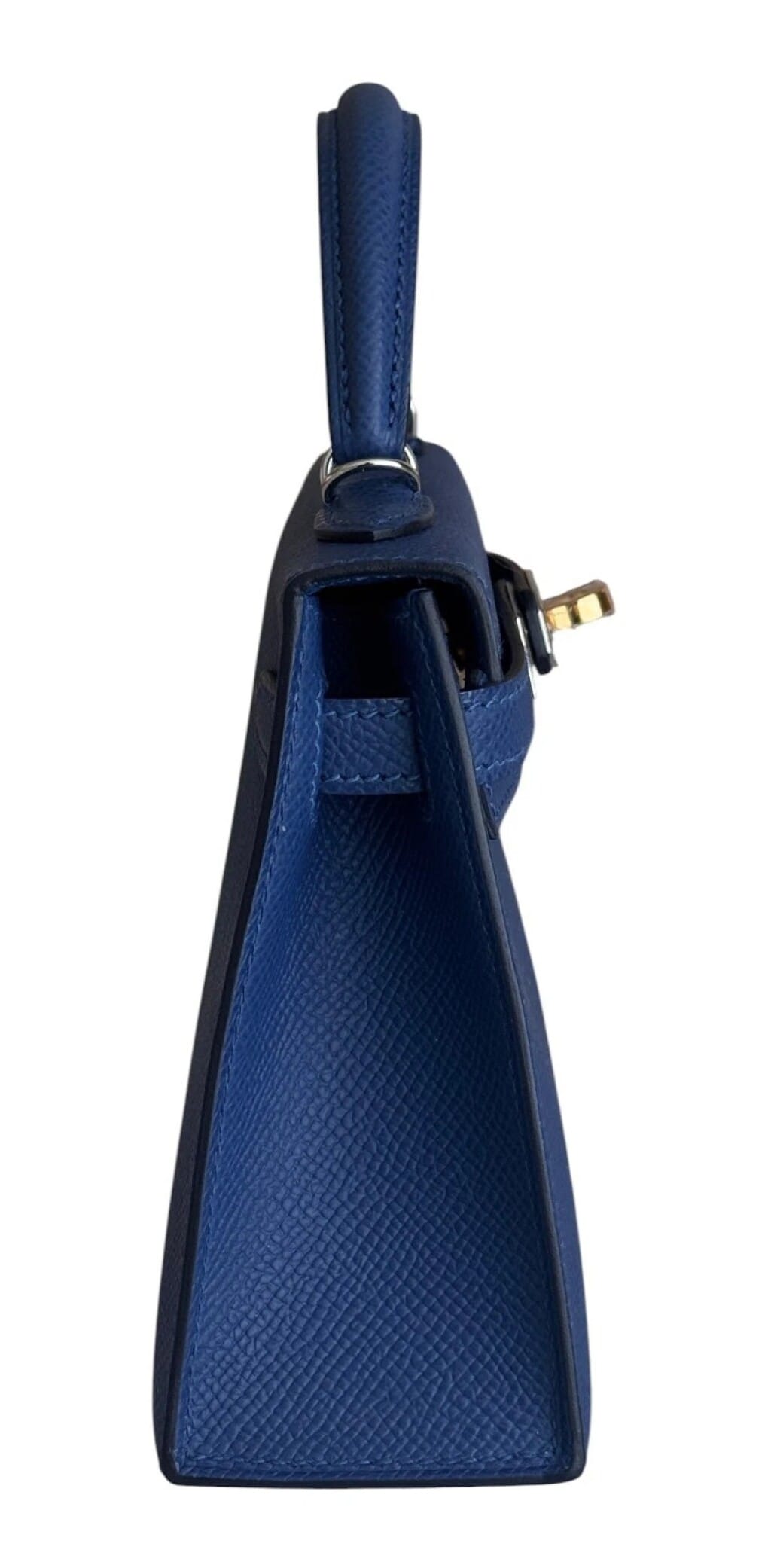 Bleu Tie Epsom Mini Kelly 20 II Electrum Hardware, 2025
