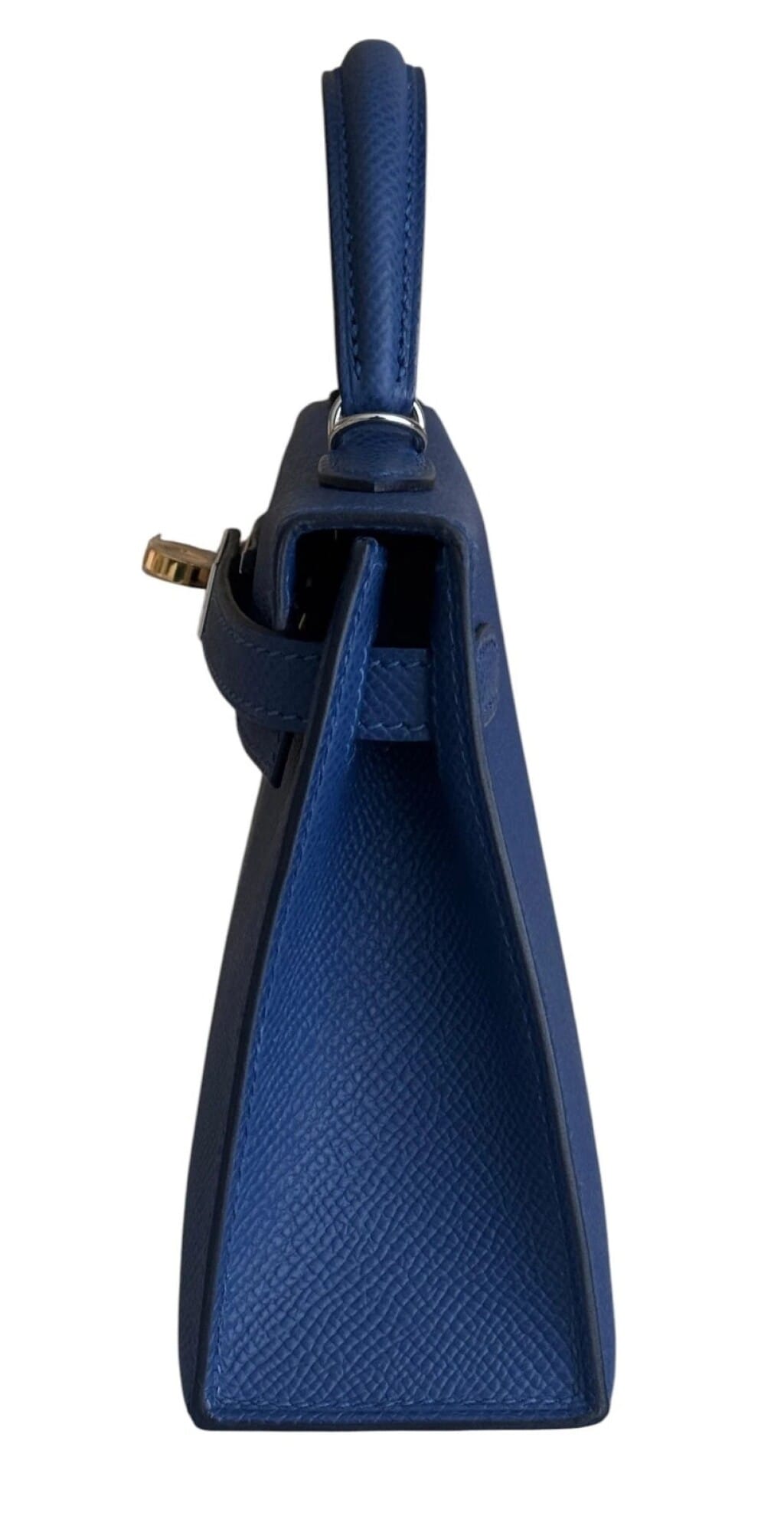 Bleu Tie Epsom Mini Kelly 20 II Electrum Hardware, 2025