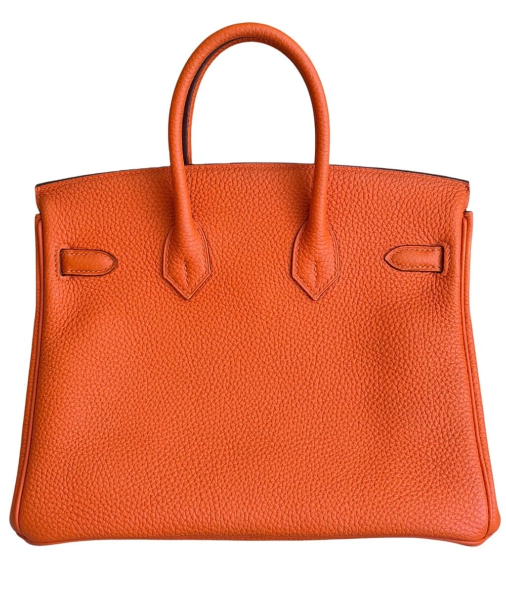 Orange Togo Birkin 25 Gold Hardware, 2018