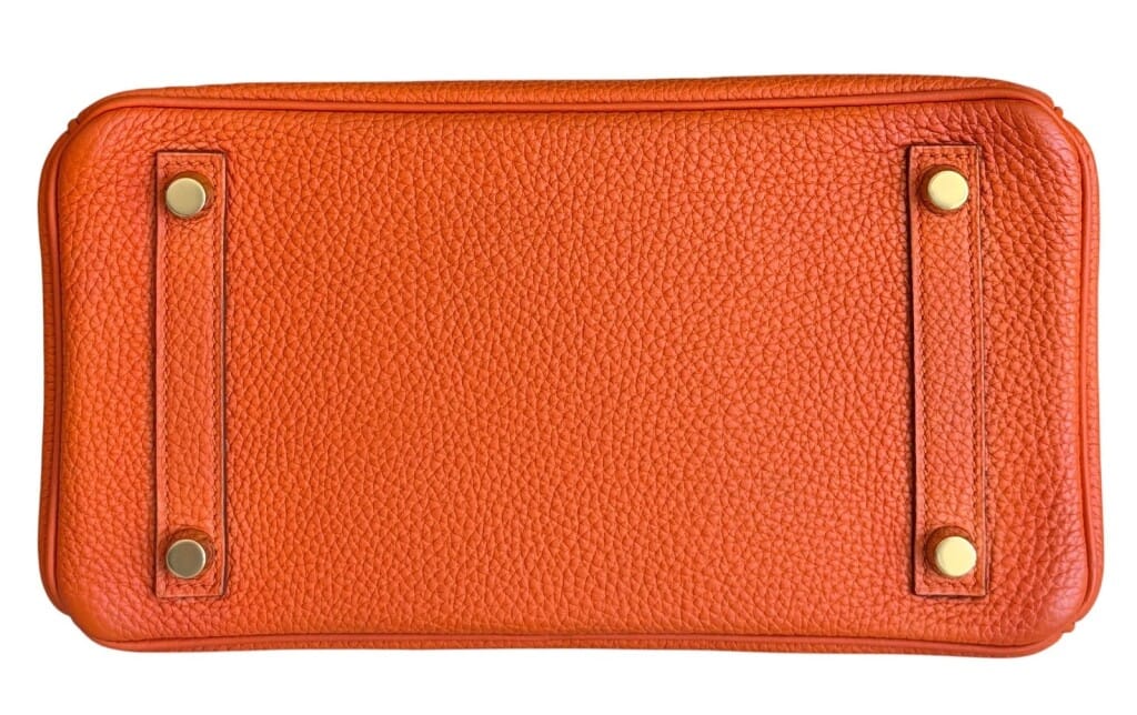 Orange Togo Birkin 25 Gold Hardware, 2018