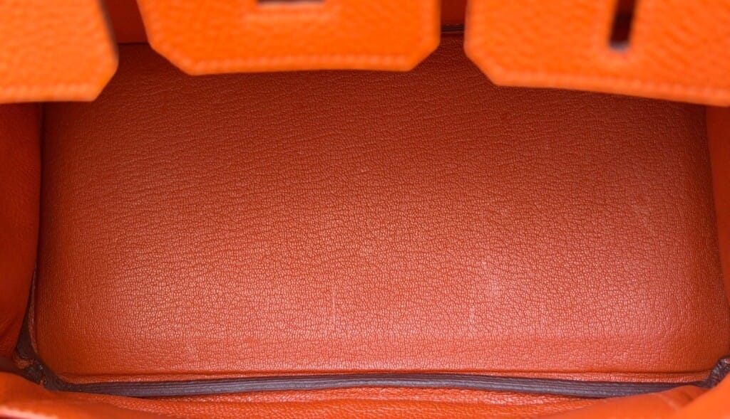 Orange Togo Birkin 25 Gold Hardware, 2018