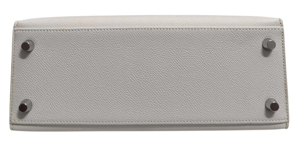 Gris Pale, Vert Fizz, and Graphite Tri-Color Epsom Sellier Kelly 25 Palladium Hardware, 2024