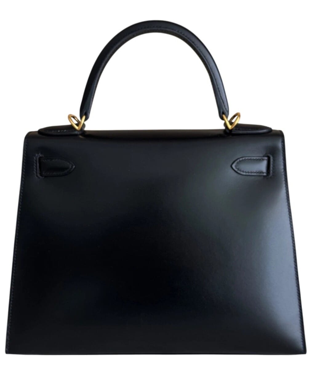 Black Box Calf Sellier Kelly 28 Gold Hardware, 2019