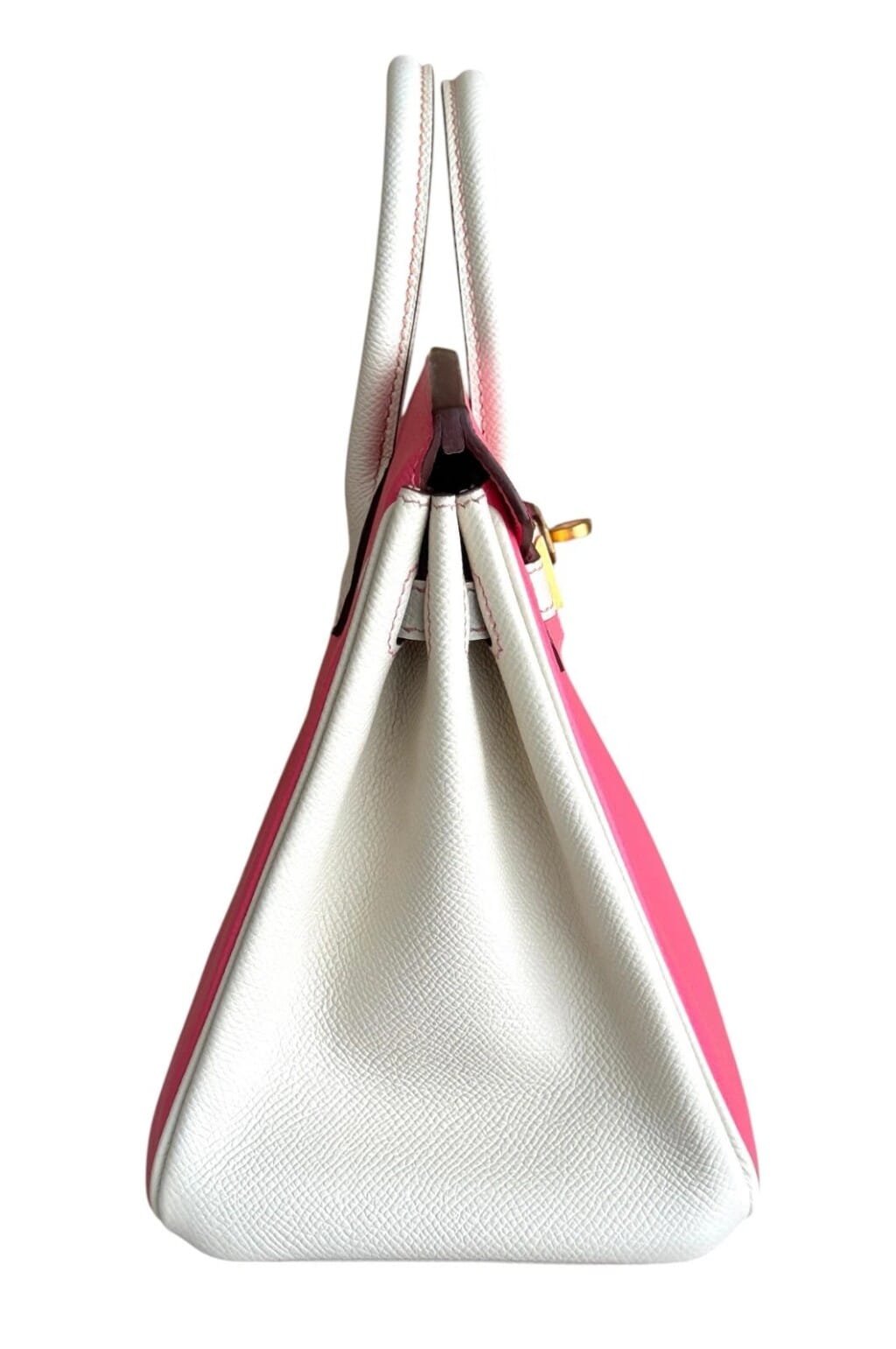 Rose Azalee and Craie Epsom HSS Birkin 25 Brushed Gold Hardware, 2017
