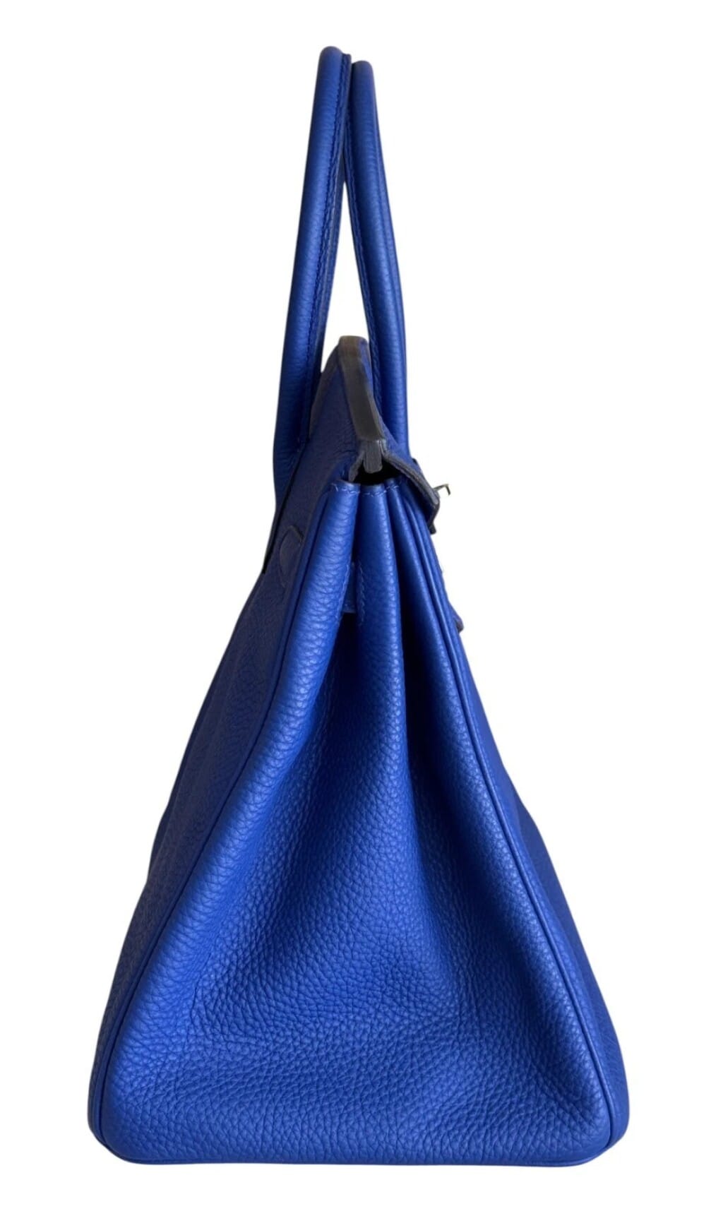 Bleu Electric Togo Birkin 35 Palladium Hardware, 2014