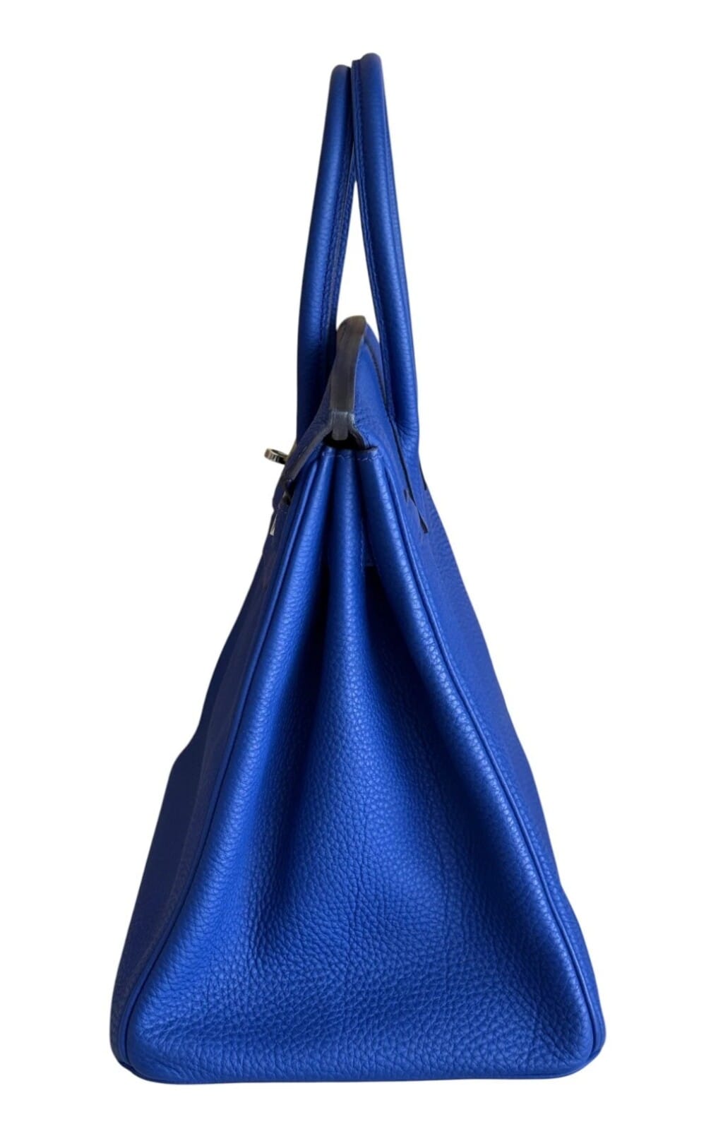 Bleu Electric Togo Birkin 35 Palladium Hardware, 2014