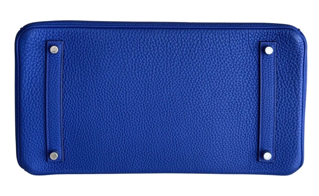 Bleu Electric Togo Birkin 35 Palladium Hardware, 2014
