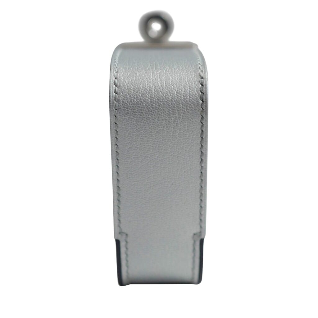 Argent Chèvre Chamkilight Sanglons Clutch Palladium Hardware, 2026