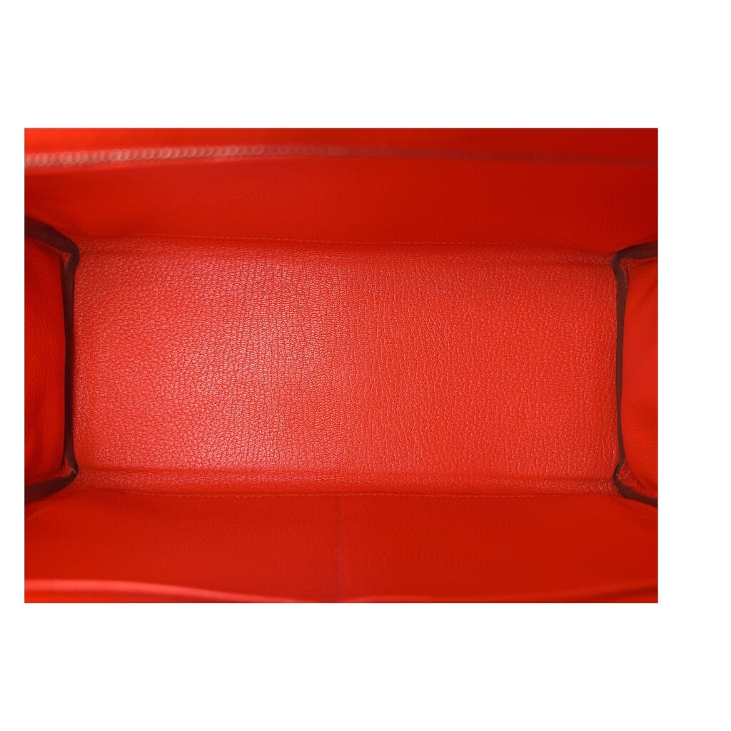 Vermillon Togo Retourne Kelly 28 Palladium Hardware, 2015