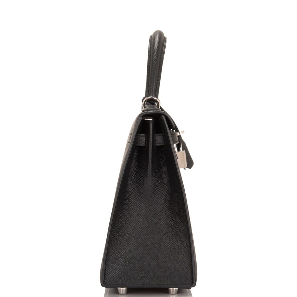 Black Epsom Sellier Kelly 25 Palladium Hardware, 2026