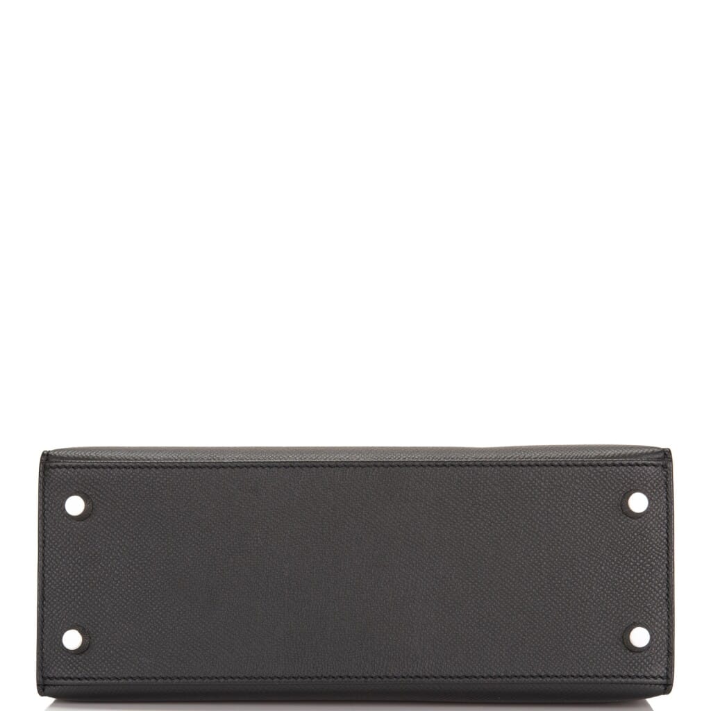 Black Epsom Sellier Kelly 25 Palladium Hardware, 2026