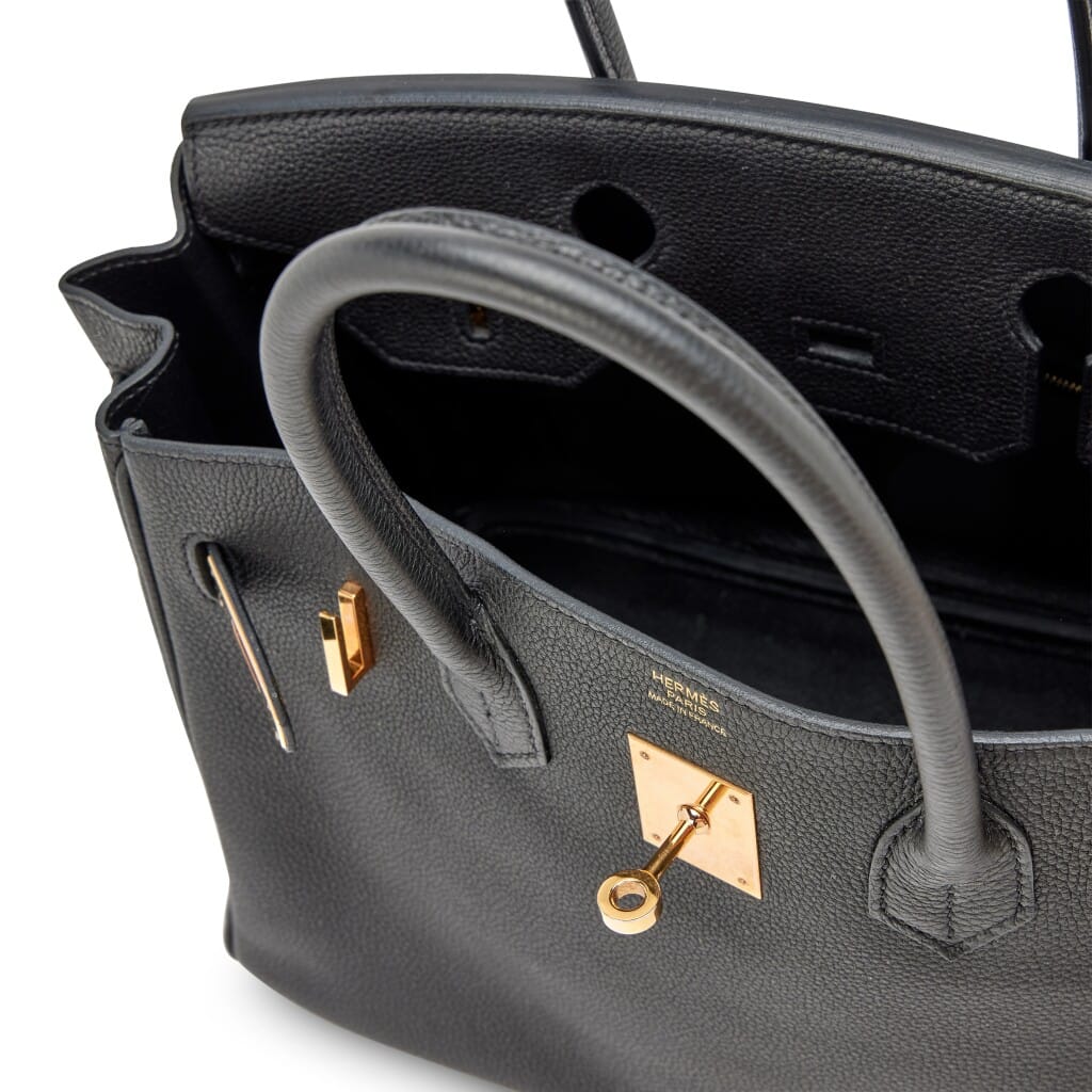 Black Togo Birkin 30 Gold Hardware, 2018