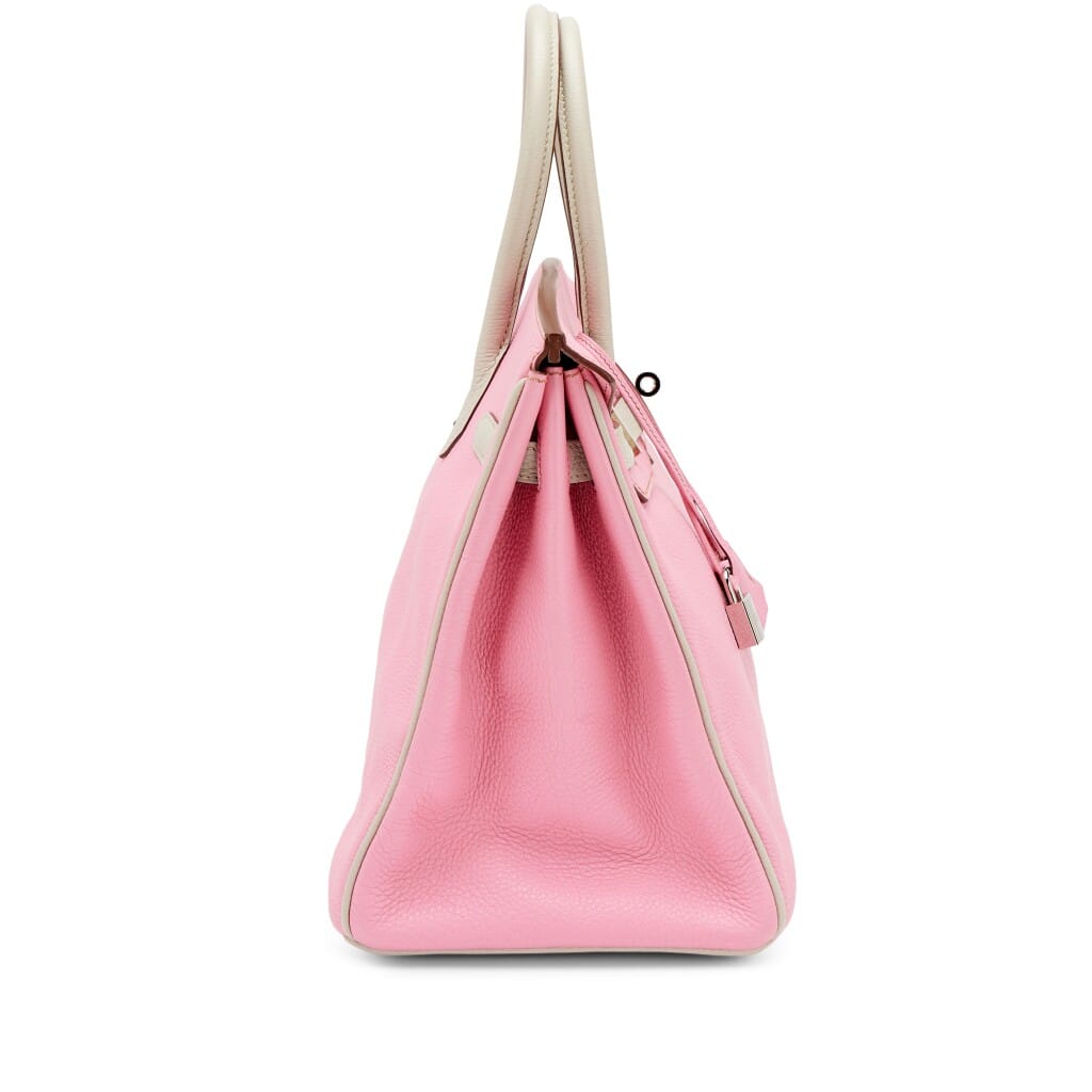 Bubblegum Pink 5P and Gris Perle Togo HSS Birkin 35 Palladium Hardware, 2013
