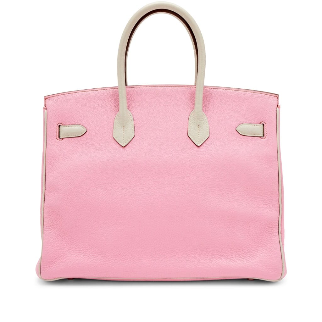 Bubblegum Pink 5P and Gris Perle Togo HSS Birkin 35 Palladium Hardware, 2013