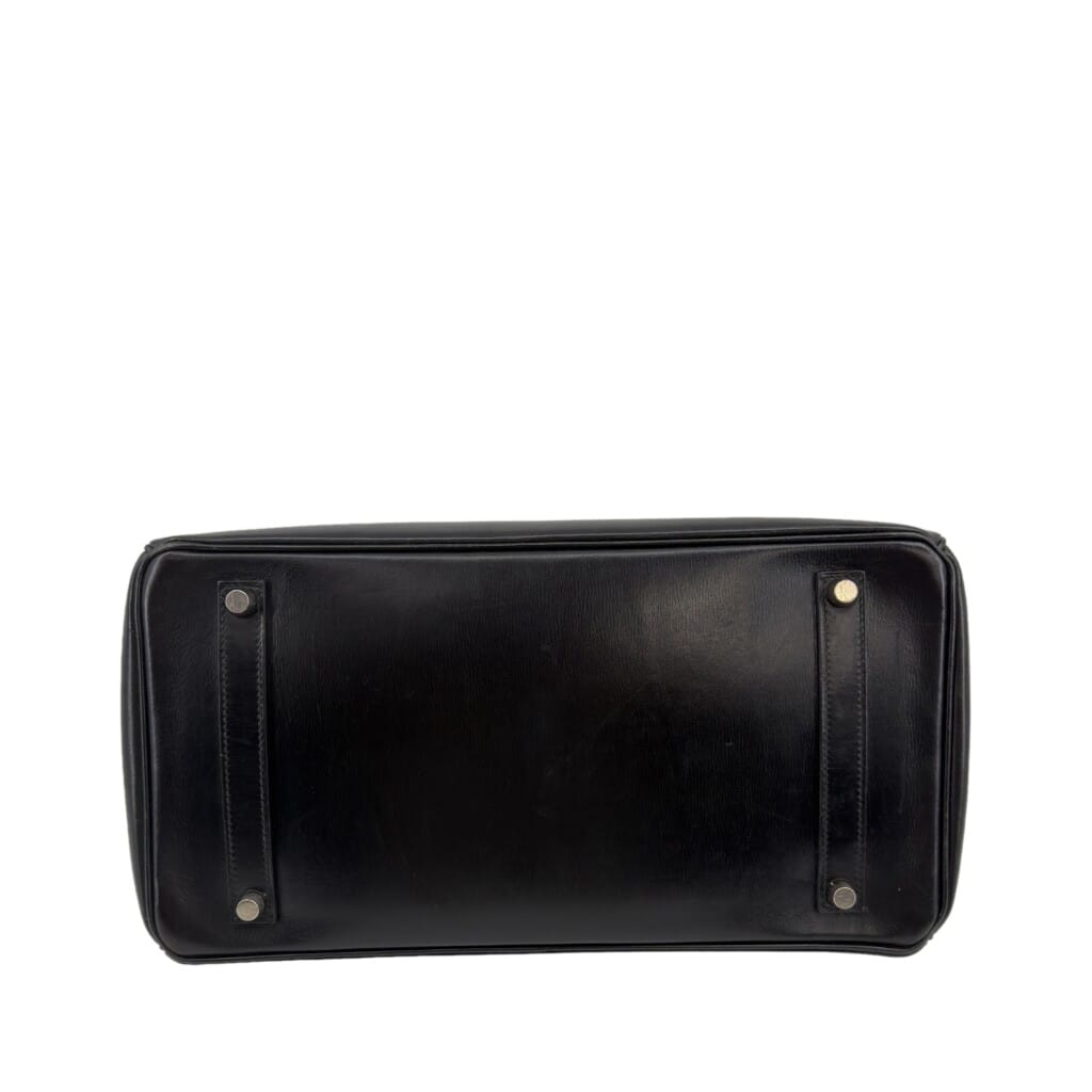 Black Box Calf Birkin 35 Brushed Palladium Hardware, 2003