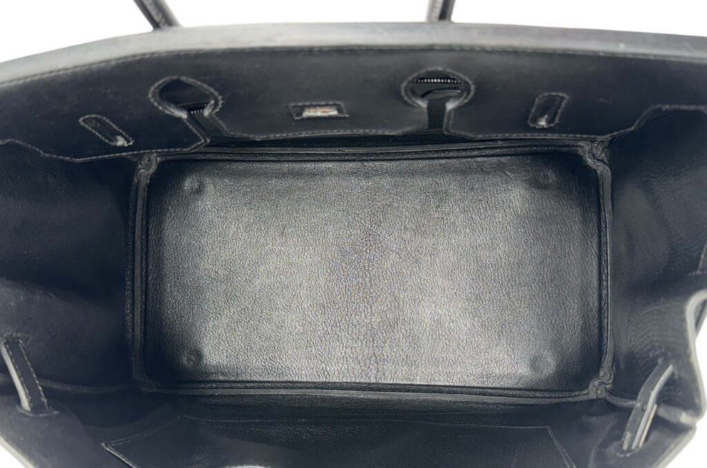 Black Box Calf Birkin 35 Brushed Palladium Hardware, 2003
