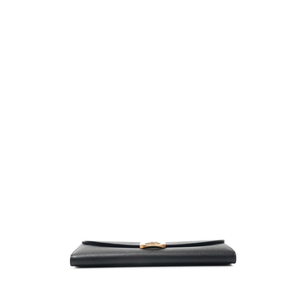 Black Epsom Maillon-To-Go Wallet Gold Hardware, 2024