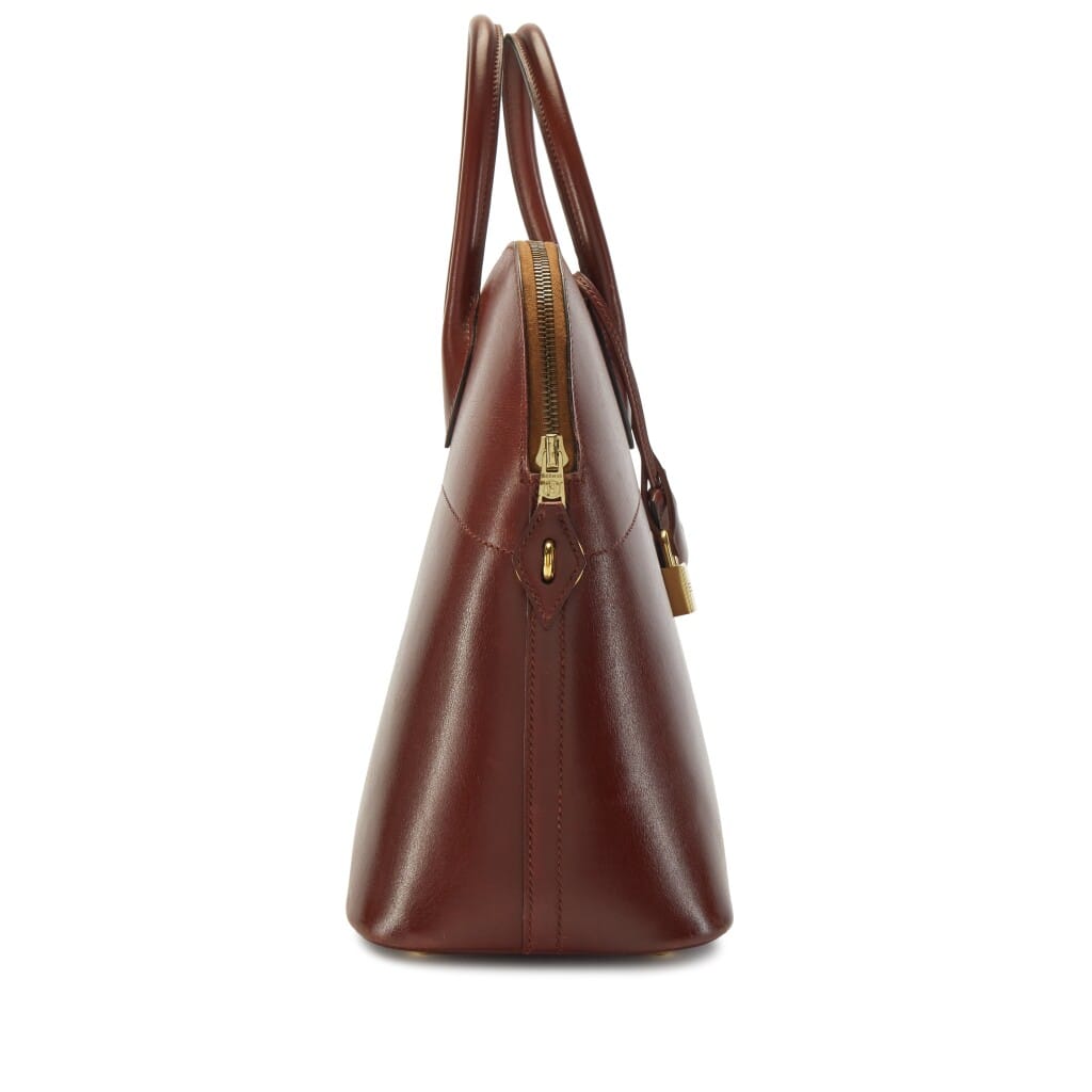 Vintage Noisette Box Calf Bolide 35 Gold Hardware, 1995