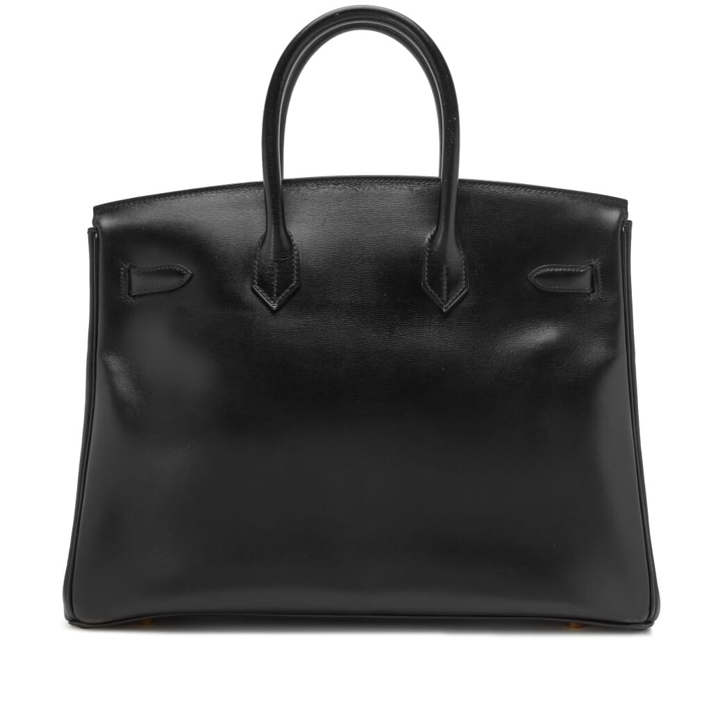 Black Box Calf Birkin 35 Gold Hardware, 2002