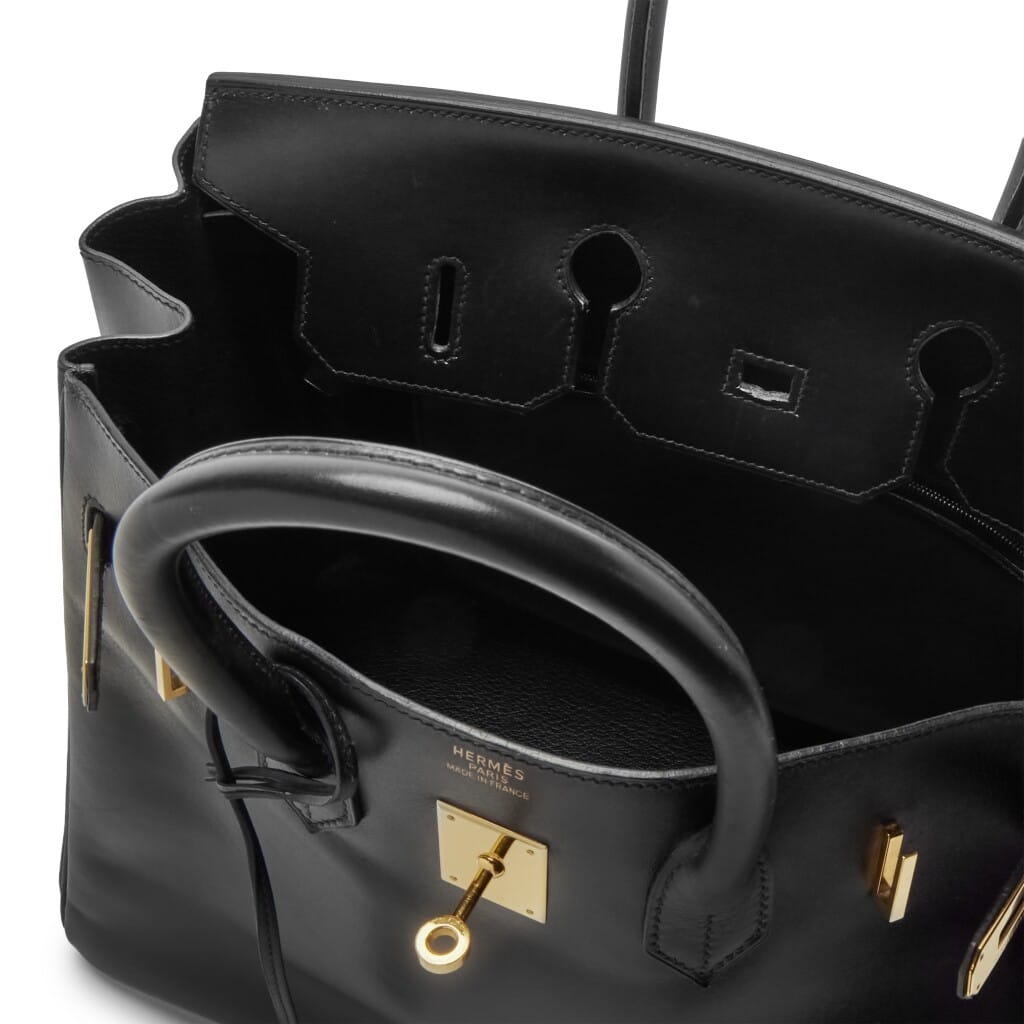 Black Box Calf Birkin 35 Gold Hardware, 2002