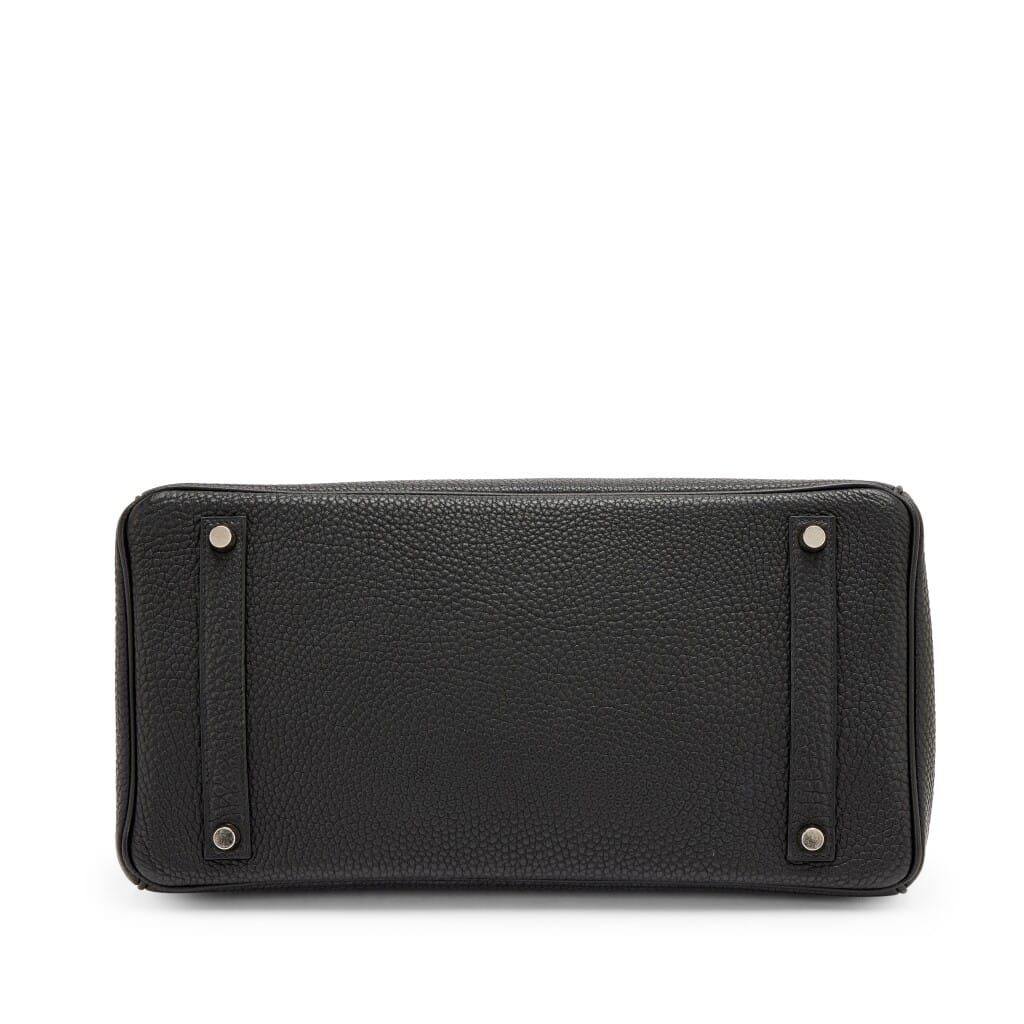 Black Togo Birkin 35 Palladium Hardware, 2003