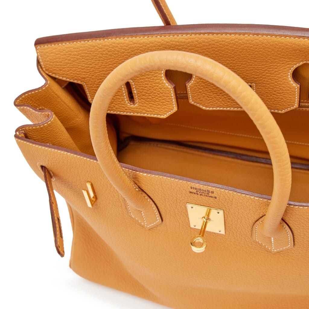 Natural Sable Fjord Birkin 35 Gold Hardware, 2005