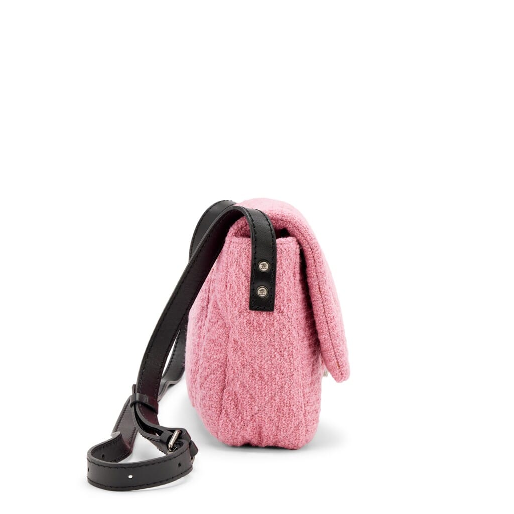 Pink Quilted Tweed Easy Reissue Mademoiselle Messenger Bag Ruthenium Hardware, 2009