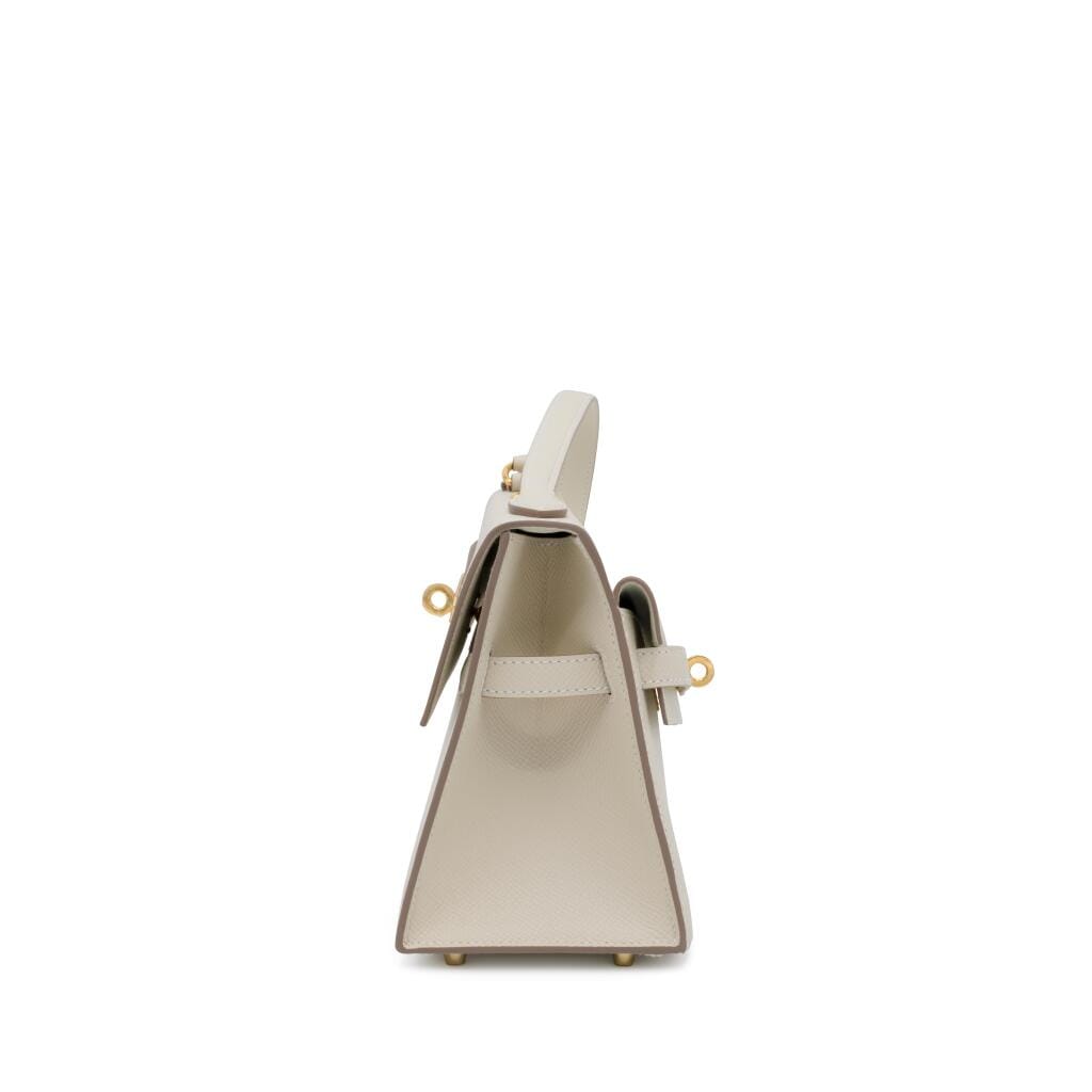 Limited Edition Craie Epsom Kelly en Désordre 20 Sellier Gold Hardware, 2026