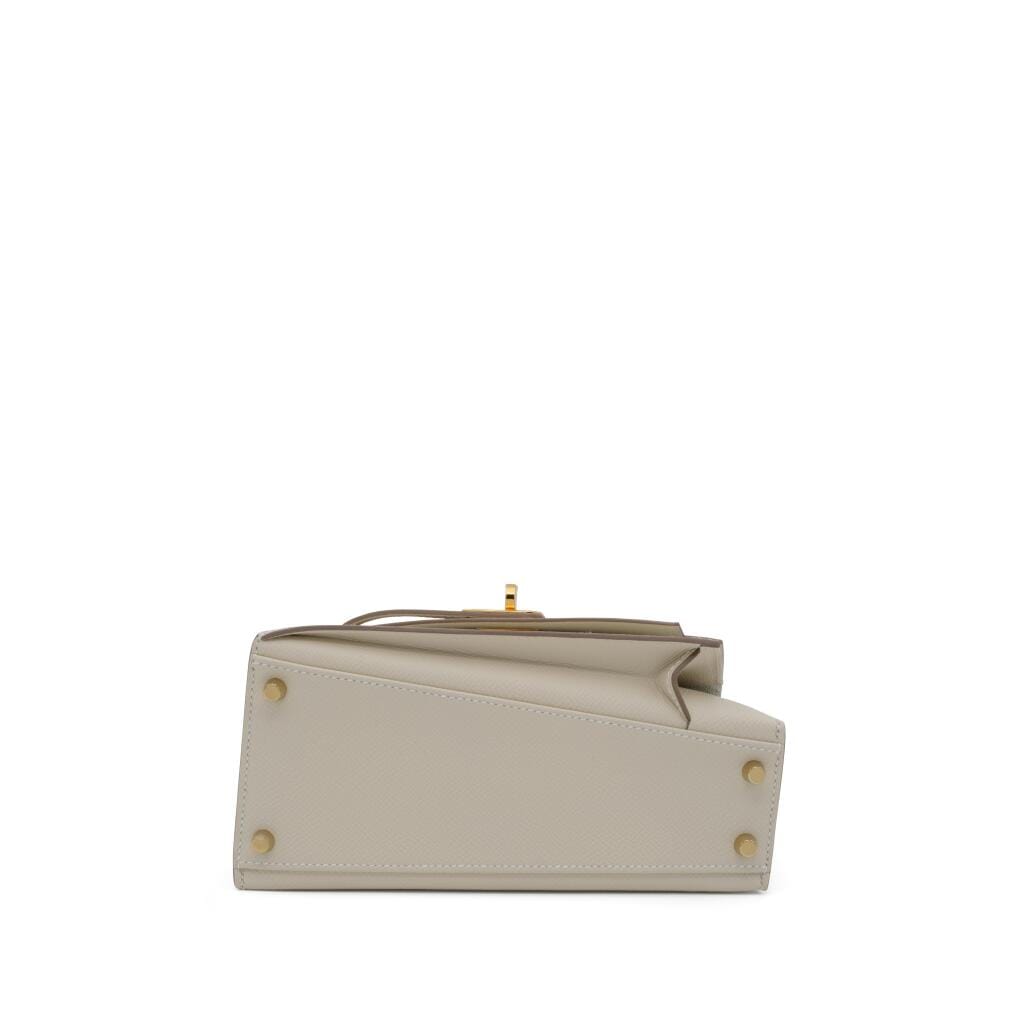 Limited Edition Craie Epsom Kelly en Désordre 20 Sellier Gold Hardware, 2026